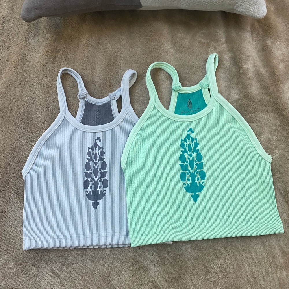 COPY - NEW🌺free people Happiness long run crop BIG LOGO